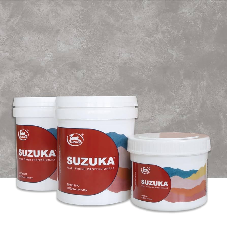 SUZUKA Strato Texture Limewash Effect Matte Wall Paint SCT